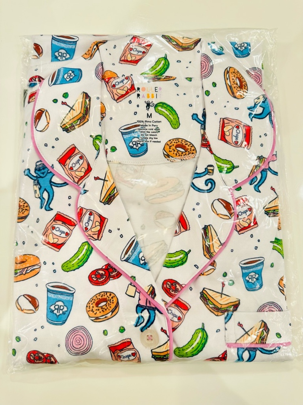 Roller Rabbit NYC Nosh Monkey Polo  Pajama Set
Limited Edition